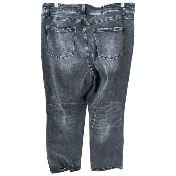 Flying Monkey Distressed High Rise Straight Leg Jeans size 20W - Picture 3 of 8